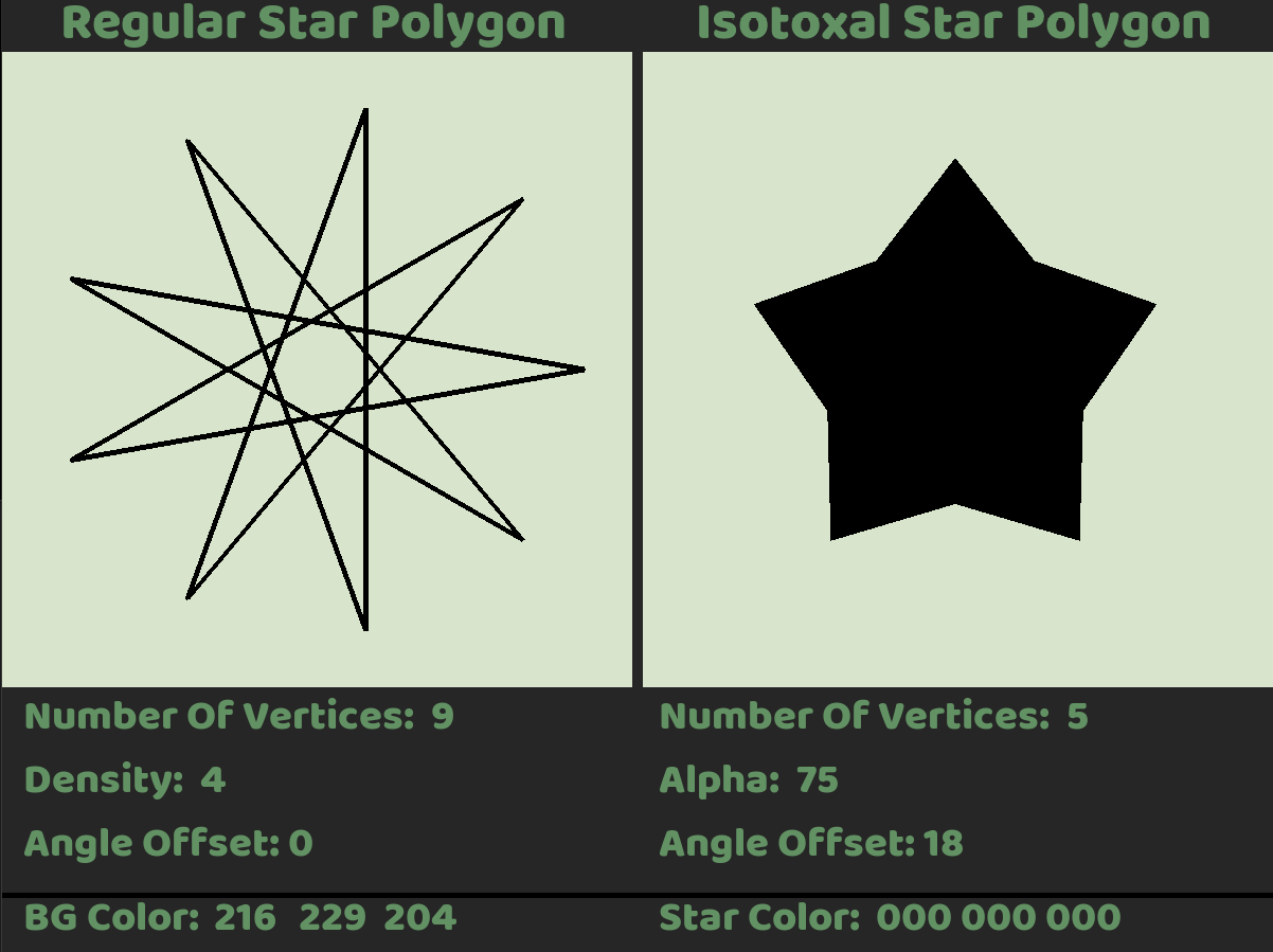 SideProject1_StarPolygons